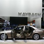 The Maybach display is seen at the North American International Auto Show in Detroit, Tuesday, Jan. 13, 2009. (AP Photo/Carlos Osorio)