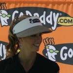 New Go Daddy Girl, LPGA golfer Anna Rawson, talks about becoming the newest Go Daddy Girl, Tuesday, March 24, 2009. (Tyler Bassett/KTAR) 