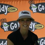 New Go Daddy Girl, LPGA golfer Anna Rawson, talks about becoming the newest Go Daddy Girl, Tuesday, March 24, 2009. (Tyler Bassett/KTAR) 