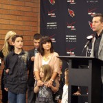 With his family in tow, Warner announced his retirement from the NFL on Jan. 29, 2010.