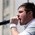 May 11: "American Idol" finalist Blake Lewis performs in concert at Westlake Center in Seattle. (AP Photo/Kevin P. Casey)