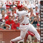 Albert Pujols has agreed to participate in
Monday night's Home Run Derby, even though the St. Louis Cardinals'
star is mired in a career-worst power slump. The only other time Pujols participated in the Home Run Derby
was at U.S. Cellular Field in Chicago in 2003. He made it through
the first round on a tiebreaker before belting 14 homers in the
second round to reach the finals, where he lost 9-8 to Garret
Anderson of the Los Angeles Angels.Photo by: Associated Press