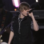 Justin Bieber performs at Nickelodeon's 23rd Annual Kids' Choice Awards on Saturday, March 27, 2010, in Los Angeles. (AP Photo/Matt Sayles)