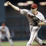 Arizona Diamondbacks pitcher Ian Kennedy delivers a pitch against the Houston Astros during the second inning of a baseball game Tuesday, May 4, 2010 in Houston. (AP Photo/David J. Phillip)