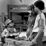 In this 1980 file picture originally provided by NBC, Gary Coleman, left, playing Arnold, talks with Dana Plato, as Kimberly, and Todd Bridges, as Willis, in the "Small Claims" episode of "Diff'rent Strokes." Coleman, the child star of the smash 1970s TV sitcom "Diff'rent Strokes" whose later career was marred by medical and legal problems, died Friday after suffering a brain hemorrhage. He was 42. (AP Photo/NBC, file)