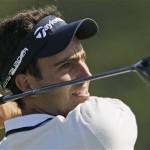 Edoardo Molinari of Italy hits a drive on the 10th hole during the first round of the U.S. Open golf tournament Thursday, June 17, 2010, at the Pebble Beach Golf Links in Pebble Beach, Calif. (AP Photo/David J. Phillip)