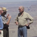 Vice President Joe Biden, center, speaks with National Park Service Director Jon Jarvis, far left, and Grand Canyon National Park Superintendent Steve Martin, wearing hat, Tuesday, July 27, 2010, at the Grand Canyon in Arizona. To their right is Biden's daughter, Ashley Biden. (AP Photo/Felicia Fonseca)