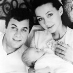 Actor Tony Curtis and Christine Kaufmann pose with their daughter Alexandra in Los Angeles, Ca., in this Aug. 15, 1964 file photo. (AP Photo, File)
