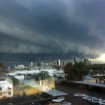 Listener Jen Atkins took this photo from downtown Phoenix.