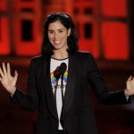 Sarah Silverman is seen on stage at the Scream Awards on Saturday Oct. 16, 2010, in Los Angeles. (AP Photo/Chris Pizzello)