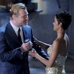 Halle Berry, right, presents Christopher Nolan with the award for Ultimate Scream at the Scream Awards on Saturday Oct. 16, 2010, in Los Angeles. (AP Photo/Chris Pizzello)