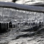 Icicles hang on a landing stage at the lake Ammersee near Herrsching, southern Germany, on Saturday, Dec. 18, 2010. (AP Photo/Matthias Schrader)