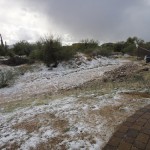 A rarity for sure. Snow in North Scottsdale today?!? (DesertRatInAZ)