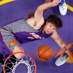   2008: Robin Lopez (#15)
All those cash considerations came in handy when the Suns had to pay for the glass door that Lopez shattered. Lopez is quite possibly the next Suns draft pick to be shown the door based on some of the rumors out there. This draft did net the Suns Goran Dragic. It did not get them Serge Ibaka. The Suns traded Kurt Thomas, their '08 first rounder and their '10 first rounder to Seattle for cash and a second rounder. The Sonics/Thunder used the '08 pick on Ibaka. The Suns got luxury tax relief which I'm sure makes you feel a whole lot better. 
