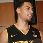 Arizona State basketball player Trent Lockett talks about the new black uniforms, Tuesday, April 12, 2011 in Tempe, Ariz. (Tyler Bassett/ArizonaSports.com)