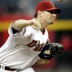 Arizona Diamondbacks pitcher Daniel Hudson delivers a pitch against the San Francisco Giants during the first inning of an MLB baseball game Friday, April 15, 2011, in Phoenix. (AP Photo/Matt York)
