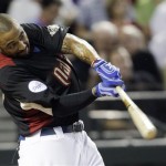 Matt Kemp had a bad night at the plate as he only hit two home runs -- worst of all contestants. I thought the worst part was that while he was hitting Rhianna's voice was blaring through the speakers. He is a Dodger but really... ? (Associated Press)