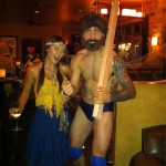Oh Biz, that's just nasty. Sorry, I couldn't resist. I'm not too sure I would be comfortable ordering a drink next to him at the bar, but I'll give it to him for effort for the Hacksaw Jim Duggan costume. His date helps. Rating: 4/5. (Photo: BizNasty2point0)