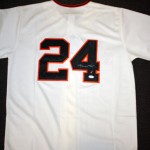 Willie Mays, Hall of Fame center fielder for 
the San Francisco Giants - SOLD