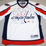 Jersey signed by entire Washington Capitals 
hockey team - $500