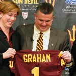 Arizona State Football 

Todd Graham, I need two things from you in 
2012. First, a bowl game to build off the 
early 
success in 2011 because I know the talent is 
there. And the second thing would be 
discipline. Straighten these guys out between 
their ears. That's it. 