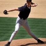 A former Cy Young winner signing with a one-
year-old expansion team? That's what happened 
when the D-backs landed Randy Johnson, and the 
Big Unit didn't disappoint in his debut, 
allowing just 2 earned runs and striking out 9 
in a loss to the Dodgers April 5, 1999. 