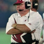 "You've got a winner in town"...or maybe not. 
The Arizona Cardinals looked to 46 Defense 
architect Buddy Ryan to turn around their 
fortunes. Ryan's two-year tenure got off to a 
rocky start with a 14-12 loss to the L.A. Rams 
September 4, 1994.