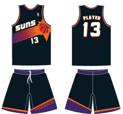 90's suns jersey