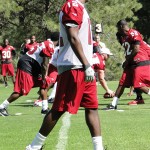 Wide receiver Andre Roberts during Arizona Cardinals training camp 
Thursday in 
Flagstaff. (Photo: Vince Marotta/Arizona Sports)