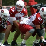 John Skelton lines up with the offense at 
Cardinals training camp Saturday, July 28. 
(Adam Green/Arizona Sports)