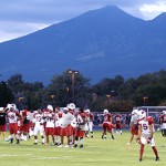 The Cardinals could not have asked for a better evening during the 
team's annual night practice at Lumberjack Stadium on August 1, 
2012. (Adam Green/Arizona Sports)