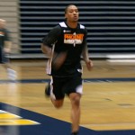Suns forward Michael Beasley runs sprints at training camp in San Diego. (Photo: Craig Grialou/Arizona Sports)
