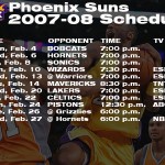 All times local Arizona time
All times/dates are subject to change
Home games in CAPS
All games carried on Sports 620 KTAR 