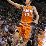 The Suns wore orange uniforms for the first time when these alternates were introduced in time for the 2003-04 season. (AP Photo)