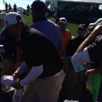 Ken Griffey, Jr. signs autographs for fans at the Annexus Pro-Am on Wednesday at TPC Scottsdale. (Photo by Kyndra de St. Aubin/Arizona Sports)