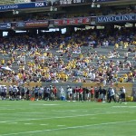 Fans turned out for ASU's 2013 Maroon and Gold Game at Sun Devil Stadium (Photo by Craig Grialou/Arizona Sports)