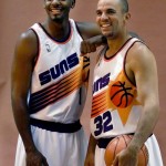 Anfernee Hardaway, Phoenix Suns
November 4, 1999
The second half of "Backcourt 2000", Hardaway scored 18 points while grabbing three rebounds and dishing out three assists in an 84-80 home win over the Philadelphia 76ers. 