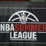 Suns, Blazers banner hanging inside Thomas & Mack Center. (Craig Grialou/Arizona Sports)