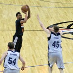 Suns guard Diante Garrett fires a jumper. (Photo: Craig Grialou/Arizona Sports)