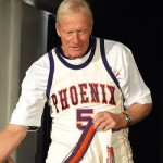 The "Original Sun" Dick Van Arsdale models the Suns' first uniform. (Photo: Vince Marotta/Arizona Sports)