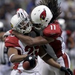 September 12, 2010 - Edward Jones Dome

Cardinals 17, Rams 13

Kerry Rhodes' late-game interception proved to be the difference as Arizona survived a defensive slugfest.