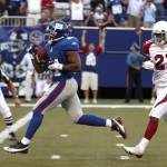 September 11, 2005 - Giants Stadium

Giants 42, Cardinals 19

Tiki Barber's 21-yard touchdown run keyed a 35-point second half for Big Blue, who won going away.