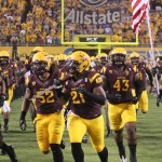 Arizona State defeated Sacramento State 55-0 in the 2013 season opener on Thursday, Sept. 5, 2013, in Tempe, Ariz. (Photo by Clayton Klapper/KTAR)