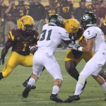Arizona State defeated Sacramento State 55-0 in the 2013 season opener on Thursday, Sept. 5, 2013, in Tempe, Ariz. (Photo by Clayton Klapper/KTAR)