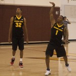 Jahii Carson (1) shoots during ASU Basketball Media Day 2013-14 in Tempe, Ariz. (Dave Dulberg/Arizona Sports)