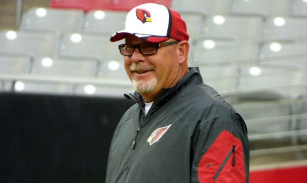 Head coach Bruce Arians likes what he sees during Arizona Cardinals training camp at University of ...