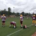 Arizona State practices at Rumsey Park in Payson. (Craig Grialou/Arizona Sports)