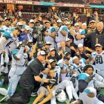 The Arizona Rattlers won their third consecutive ArenaBowl by defeating the Cleveland Gladiators 72-32. 
