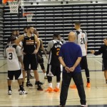 Phoenix Suns assistant coach Mike Longabardi instructs players during training camp in Flagstaff, Ariz., on Tuesday, Sept. 30, 2014. (Photo: Craig Grialou/Arizona Sports)