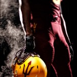 Courtesy Sun Devil Athletics (2011), after the "re-vamping" of the brand and uniform combinations. 